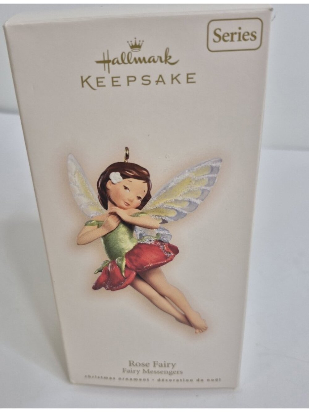 Hallmark Keepsake Ornament Fairy Messenger Series 3rd In Series 2007 Rose Fairy